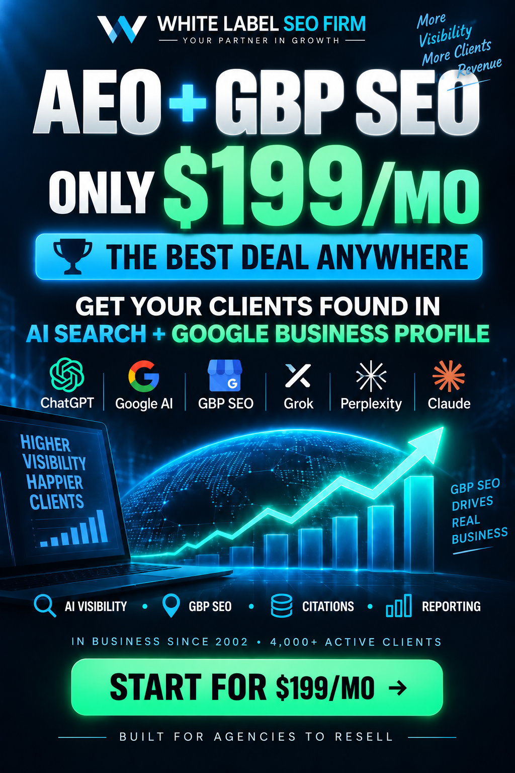 AEO and GBP SEO white label service for agencies